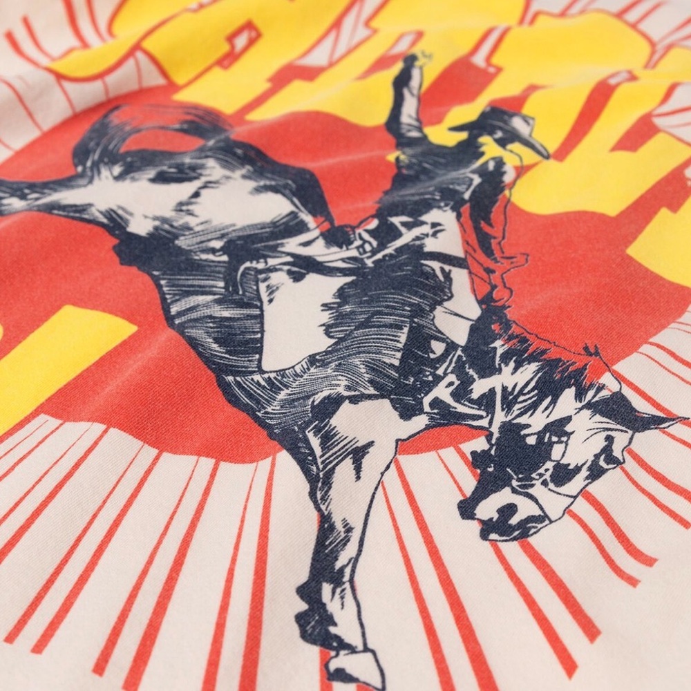 Anthropologie Retrobrand Los Angeles Saddle Up Graphic Tee in size Medium - Picture 4 of 9